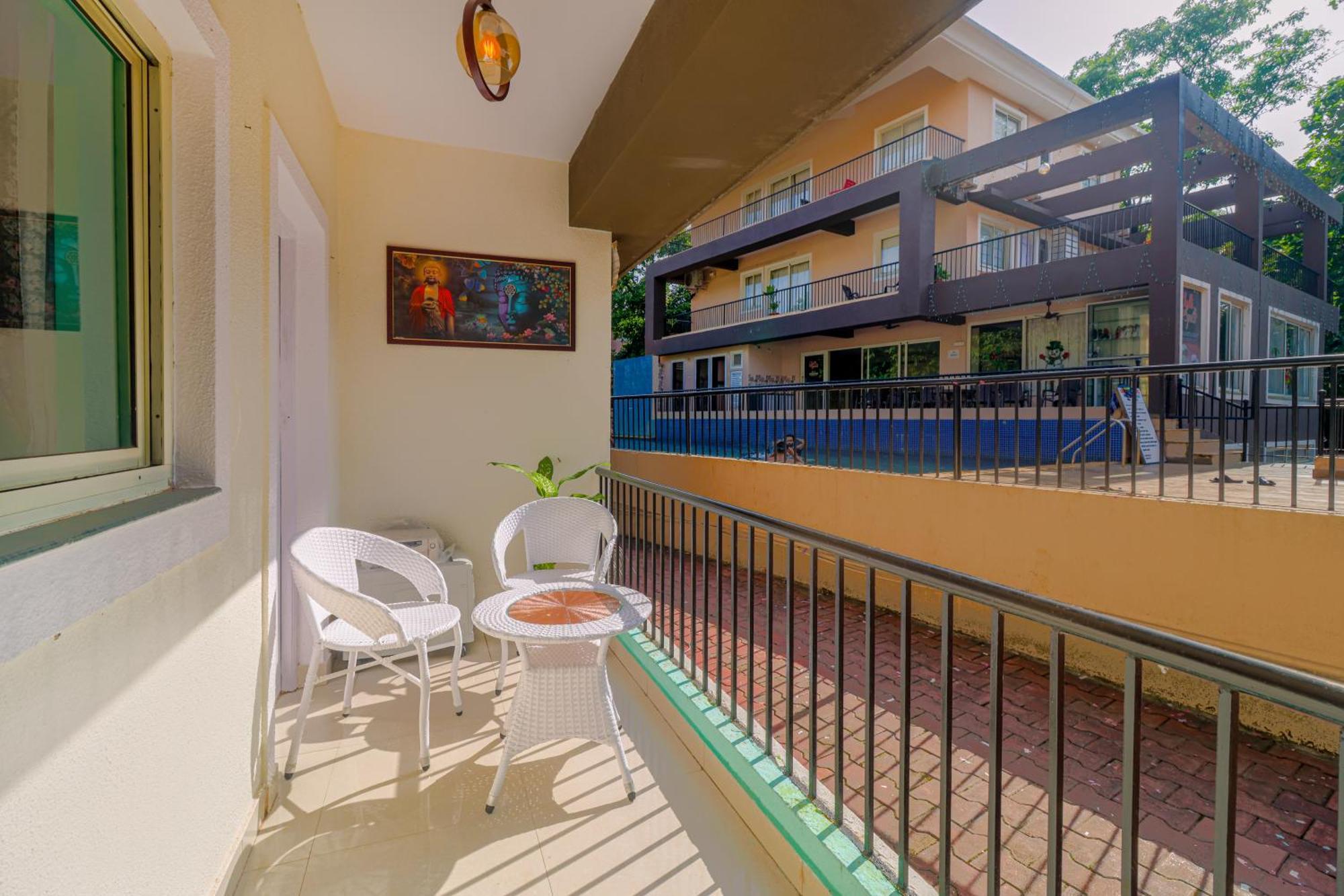 4Bhk Sparkling Apartment Near Beach Pool & Bar 2Bhkx2 Vagator Buitenkant foto