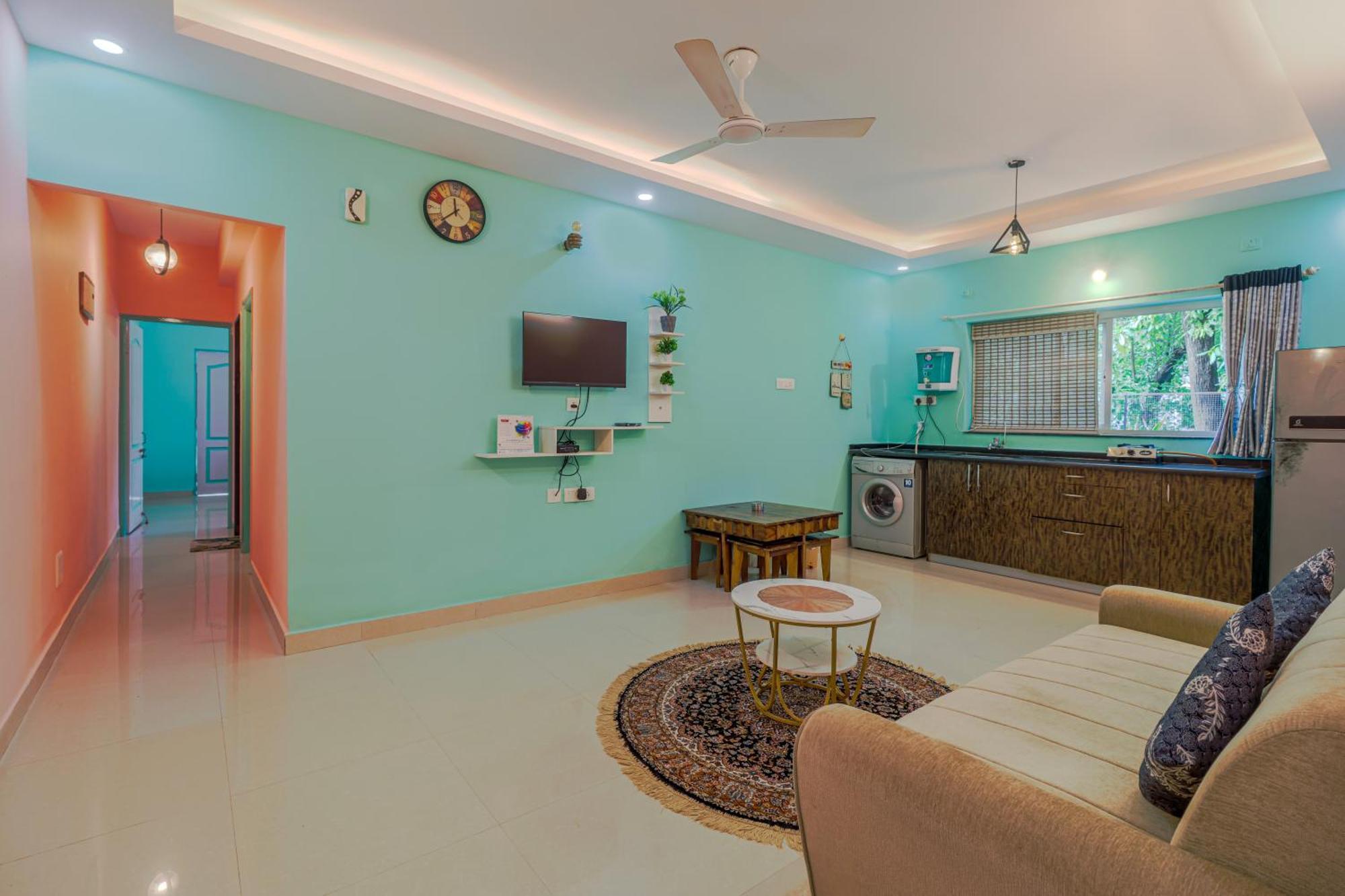 4Bhk Sparkling Apartment Near Beach Pool & Bar 2Bhkx2 Vagator Buitenkant foto